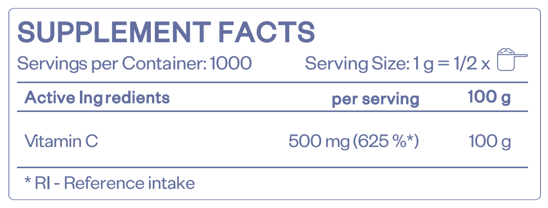 HS LABS - VITAMIN C - 500 g