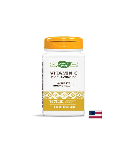 Vitamin C Bioflavonoids/ Витамин С & Биофлавони 500 mg х 100 капсули Nature’s Way - Feel You