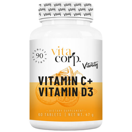 Vitamin C + Vitamin D Vitality - 90 Таблетки - Feel You