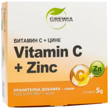 Vitamin C + Zinc - 20 x 5 грама - Feel You