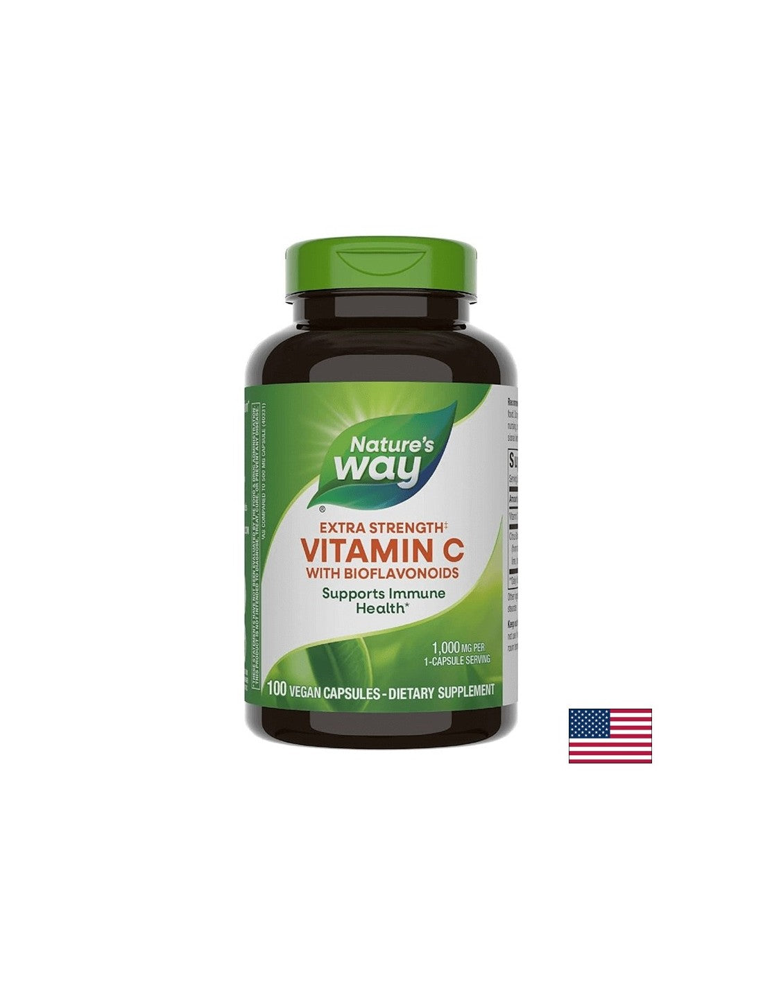 Vitamin C with Bioflavonoids/ Витамин С 1000 mg & Биофлавоноиди х 100 капсули Nature’s Way - Feel You