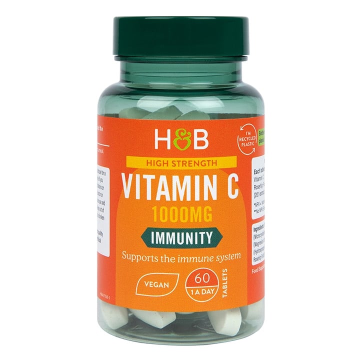 Витамин С с шипки (Vitamin C with Rose Hips) 1000мг 60 таблетки, H&B - Feel You