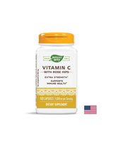 Vitamin C with Rose Hips/ Витамин С 1000 mg & Шипка x 100 капсули Nature’s Way - Feel You