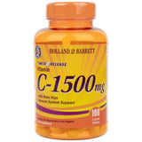 Vitamin C with Rose Hips 1500 mg | Timed Release - 100 Таблетки - Feel You