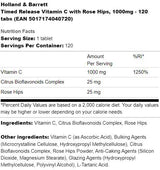 Vitamin C with Rose Hips 1500 mg | Timed Release - 100 Таблетки - Feel You