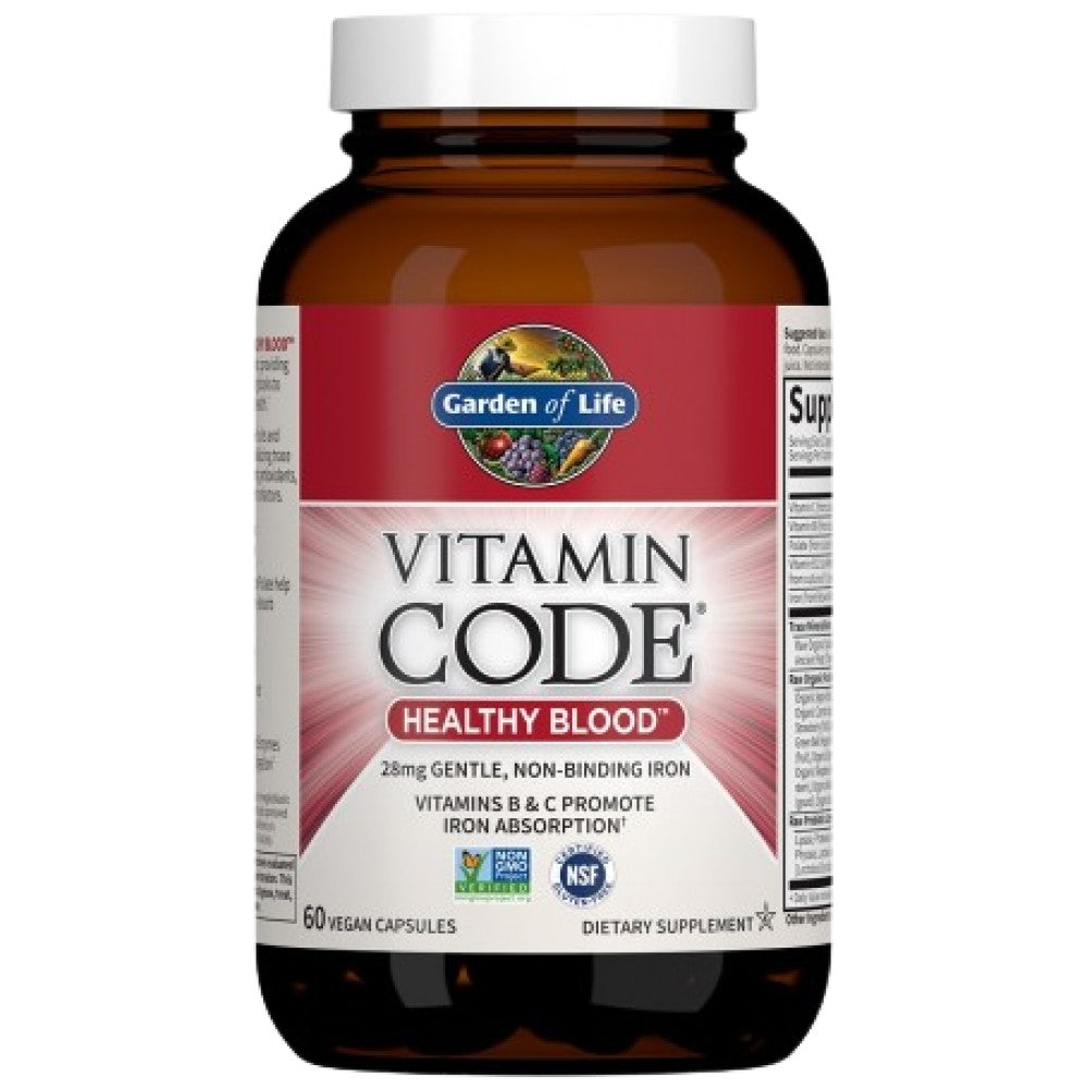 Vitamin Code | Healthy Blood - 60 капсули - Feel You