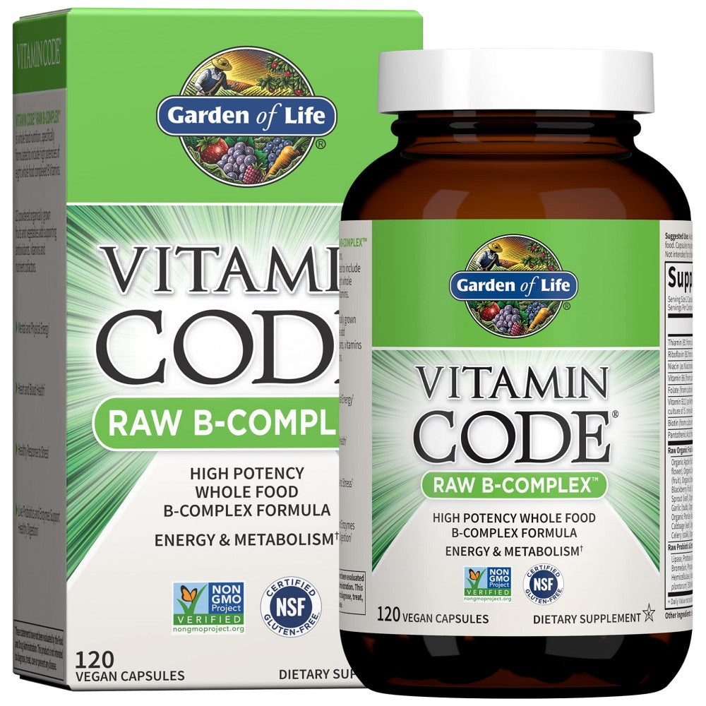 Vitamin Code / RAW B-Complex - 120 капсули - Feel You
