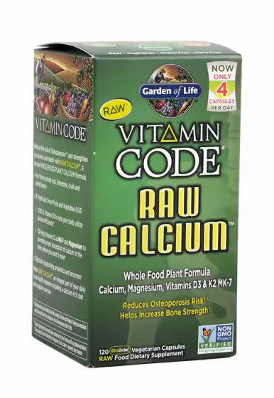 Vitamin Code / RAW Calcium - 120 капсули - Feel You