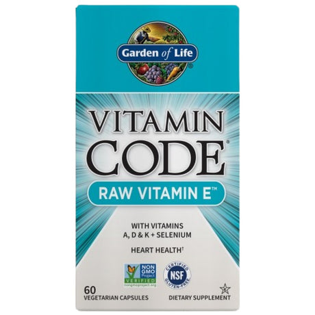 Vitamin Code / RAW Vitamin E - 60 капсули - Feel You