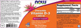 Vitamin D-3 1000 IU | Chewable - 180 Дъвчащи таблетки - Feel You