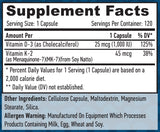 Vitamin D-3 1000 IU & МK-7 45 mcg / 120 Vcaps - Feel You
