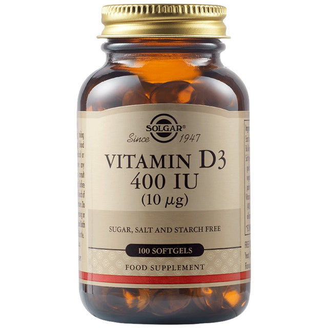 Vitamin D3 400 IU - 100 Гел капсули - Feel You