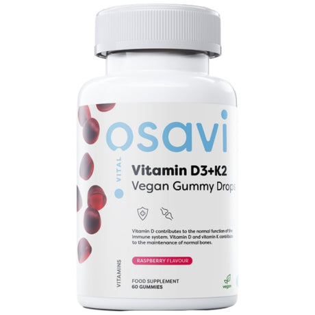 Vitamin D3 400 IU + K2 75 mcg | Vegan Gummy Drops - 60 Бонбона - Feel You