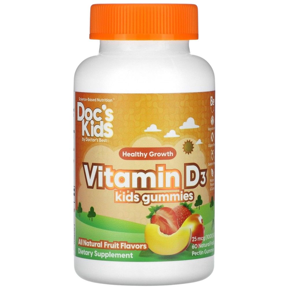 Vitamin D3 Kid's Gummies - 60 желирани бонбони - Feel You
