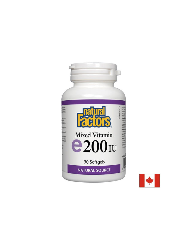 Vitamin E 200 IU Natural Source Tocopherol - 90 капсули - Feel You