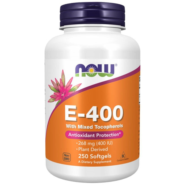 Vitamin E-400 IU D-Alpha - 250 Гел капсули - Feel You