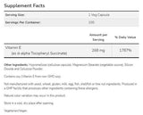 Vitamin E-400 d-alpha Tocopheryl | Vegetarian Dry - 100 капсули - Feel You