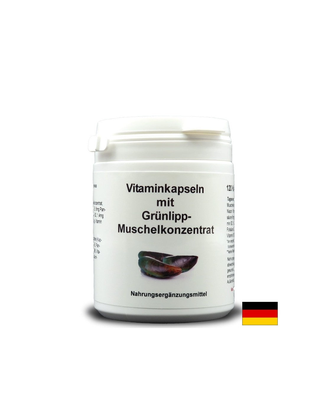 Vitaminkapseln mit Grünlipp-Muschelkonzentrat - Зеленоуста мида и витамини, 120 капсули Karl Minck - Feel You