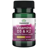 Vitamins D3 and K2 60 капсули - Feel You