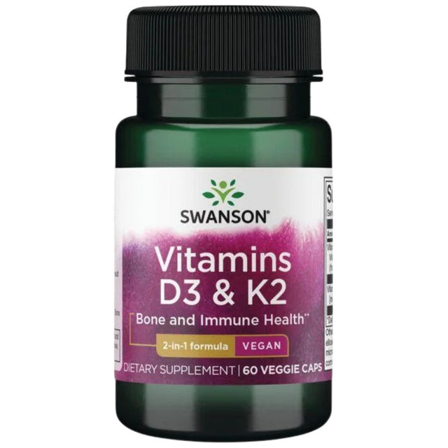 Vitamins D3 and K2 60 капсули - Feel You