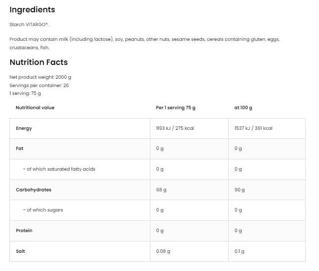 Vitargo | Fastest Body Fuel - 1000 грама - Feel You