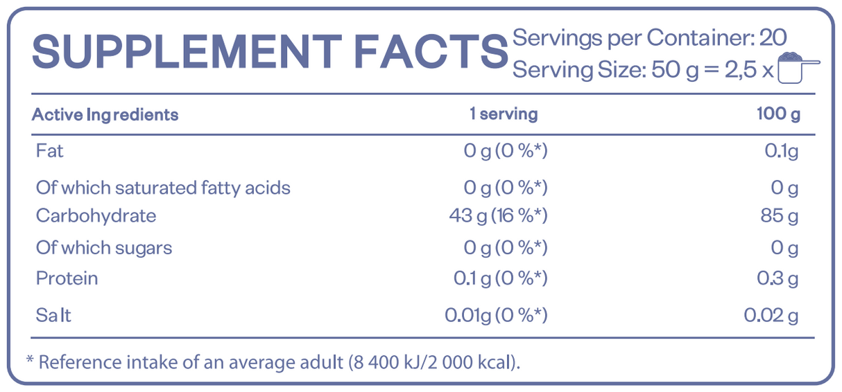 WAXY MAIZE - CHOCOLATE - 1000 g - Feel You