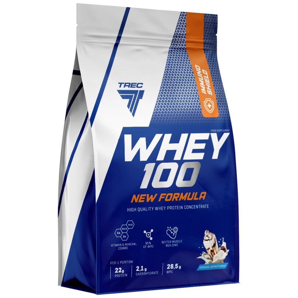 Whey 100 | High Quality Whey Protein Concentrate with Immuno Shield - 700 грама - Feel You