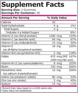 WOMEN'S MULTI STRAWBERRY, ORANGE & CHERRY - 60 gummies