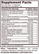 WRINKLE FORMULA - 60 Capsules - Feel You