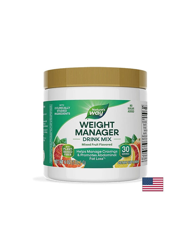 Формула за контрол на апетита, теглото и коремните мазнини - Weight Manager 170.7 g прах, с плодов вкус - Feel You