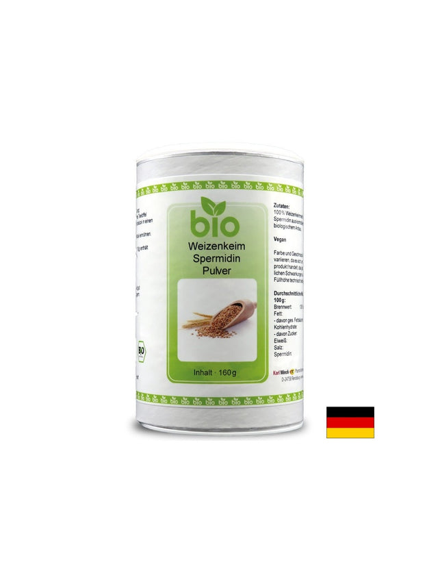 Weizenkeim Spermidin Pulver - Спермидин на прах от пшеничен зародиш, 160 g Karl Minck - Feel You