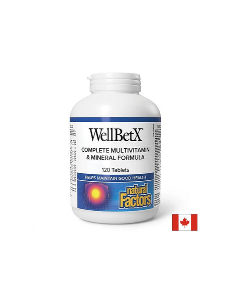 WellBetX® Complete Diabetic/ Мултивитамини за диабетици x 120 таблетки Natural Factors - Feel You