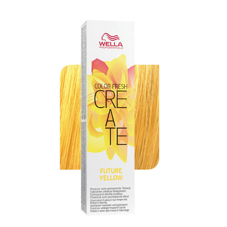 Wella Professionals, Color Fresh Create, Ammonia-Free, Semi-Permanent Hair Dye,  Future Yellow, 60 ml - Feel You
