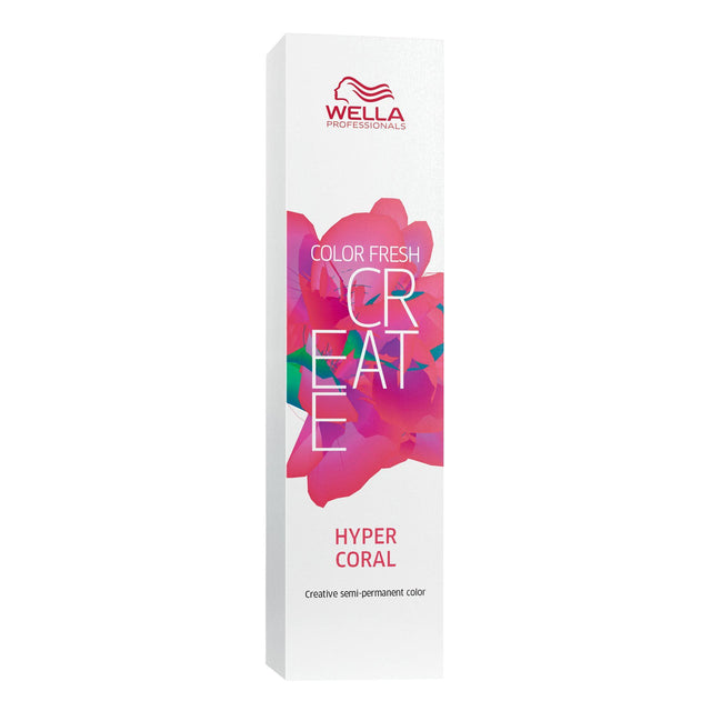 Wella Professionals, Color Fresh Create, Ammonia-Free, Semi-Permanent Hair Dye,  Hyper Coral, 60 ml - Feel You