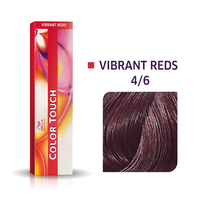 Wella Professionals, Color Touch, Ammonia-Free, Semi-Permanent Hair Dye, 4/6 Medium Violet Brown, 60 ml - Feel You