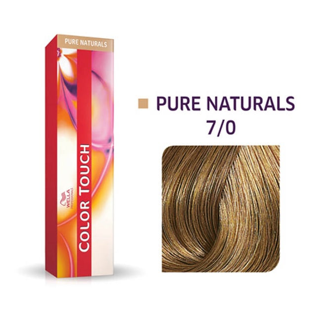 Wella Professionals, Color Touch, Ammonia-Free, Semi-Permanent Hair Dye, 7/0 Medium Blonde, 60 ml - Feel You