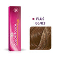 Wella Professionals, Color Touch Plus, Ammonia-Free, Semi-Permanent Hair Dye, 66/03 Dark Blonde Natural Golden Intense, 60 ml - Feel You