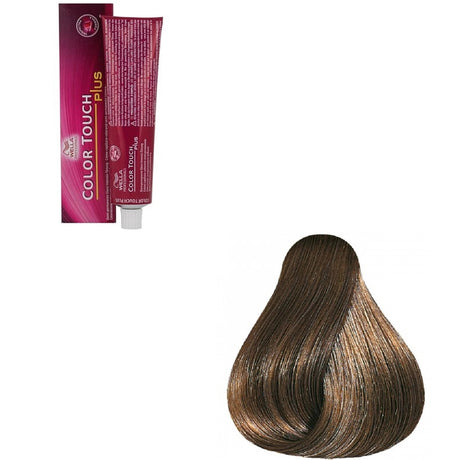 Wella Professionals, Color Touch Plus, Ammonia-Free, Semi-Permanent Hair Dye, 66/07 Dark Blonde Natural Intense Chestnut, 60 ml - Feel You