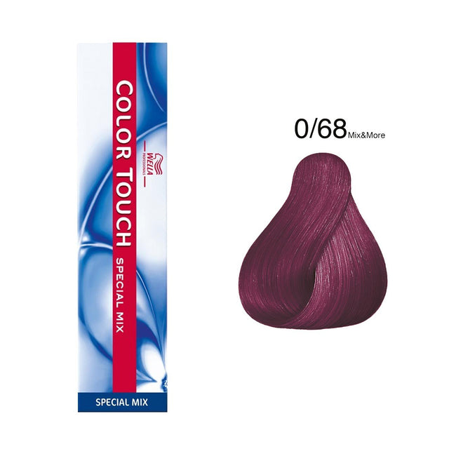 Wella Professionals, Color Touch Special Mix, Ammonia-Free, Semi-Permanent Hair Dye, 0/68 Violet Blue, 60 ml - Feel You