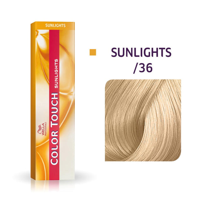 Wella Professionals, Color Touch Sunlights, Ammonia-Free, Semi-Permanent Hair Dye, /36 Golden Violet, 60 ml - Feel You