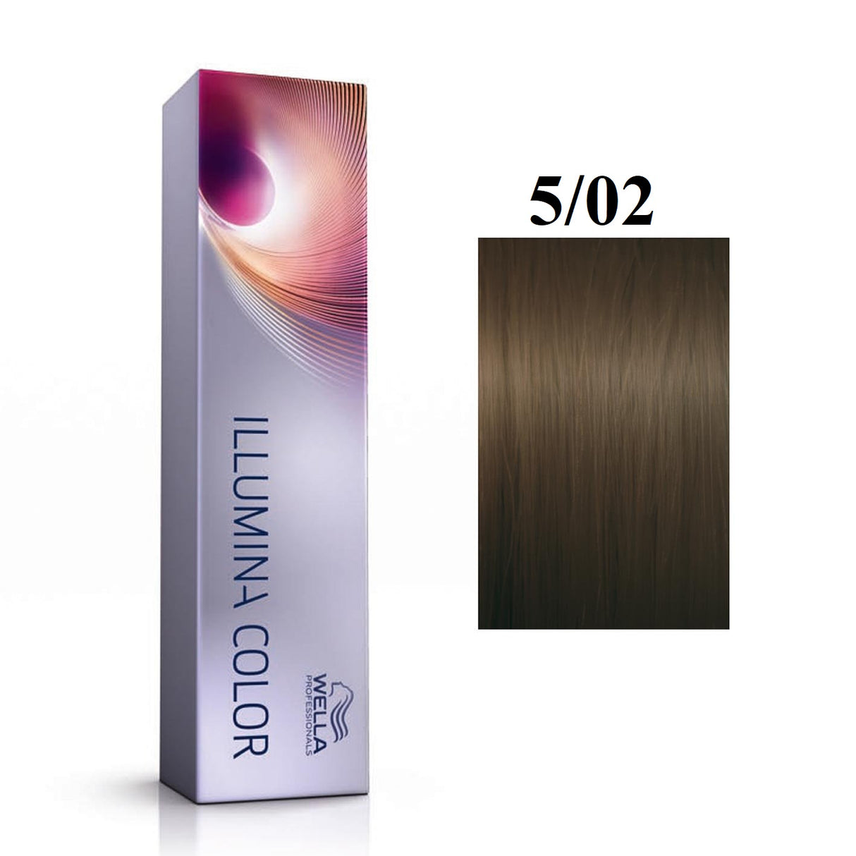 Wella Professionals, Illumina Color, Permanent Hair Dye, 5/02 Matte Natural Light Chestnut, 60 ml - Feel You