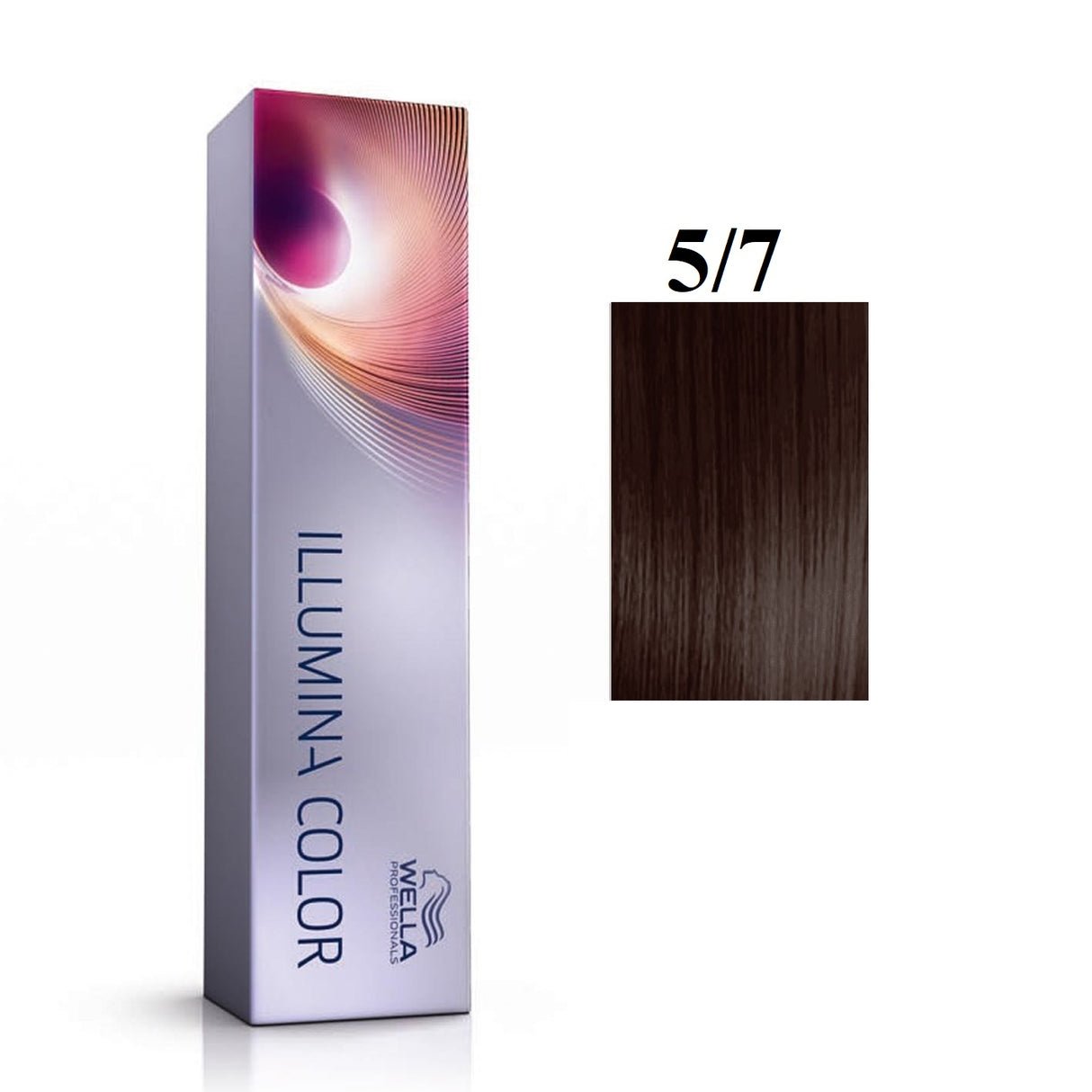 Wella Professionals, Illumina Color, Permanent Hair Dye, 5/7 Light Chestnut Brown, 60 ml - Feel You