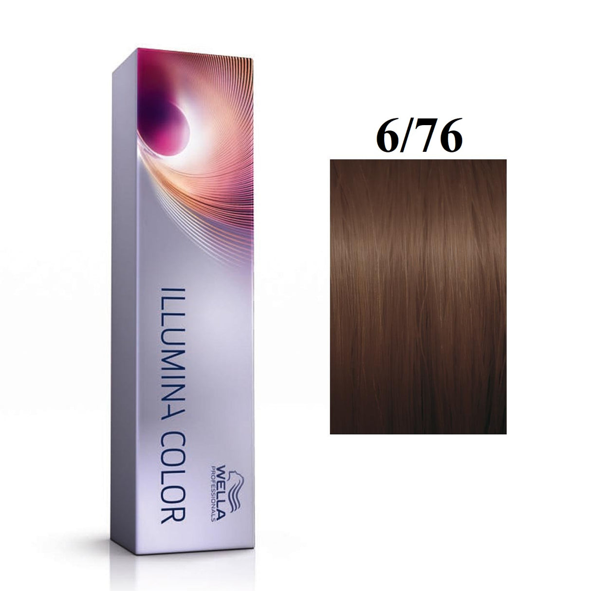 Wella Professionals, Illumina Color, Permanent Hair Dye, 6/76 Dark Blonde Violet Chestnut, 60 ml - Feel You