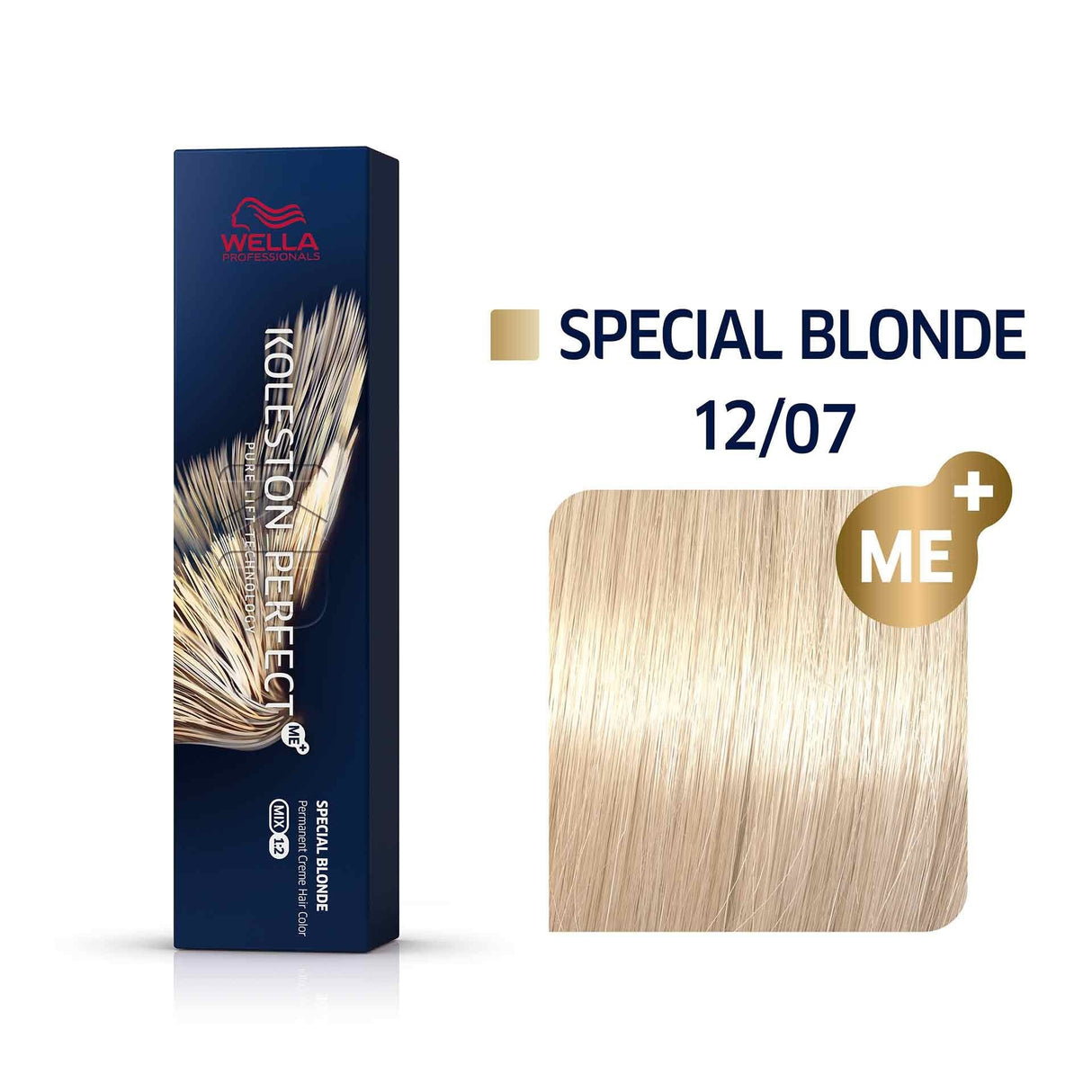 Wella Professionals, Koleston Perfect Me+, Permanent Hair Dye, 12/07 , 60 ml - Feel You