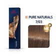 Wella Professionals, Koleston Perfect Me+, Permanent Hair Dye, 7/03 Medium Blonde Natural Golden, 60 ml - Feel You
