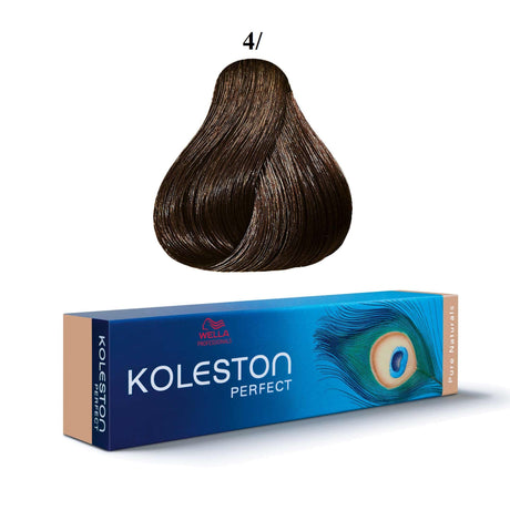 Wella Professionals, Koleston Perfect, Permanent Hair Dye, 4/ Medium Brown, 60 ml - Feel You