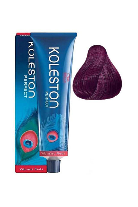 Wella Professionals, Koleston Perfect, Permanent Hair Dye, 44/66 Medium Brown Intensive Violet Intensive, 60 ml - Feel You
