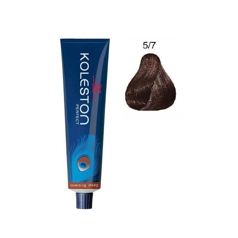 Wella Professionals, Koleston Perfect, Permanent Hair Dye, 5/7 Light Brown Brown, 60 ml - Feel You