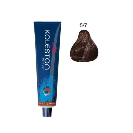 Wella Professionals, Koleston Perfect, Permanent Hair Dye, 5/7 Light Brown Brown, 60 ml - Feel You