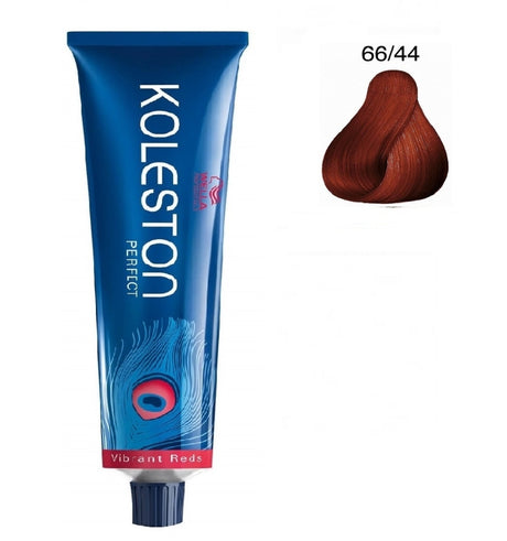 Wella Professionals, Koleston Perfect, Permanent Hair Dye, 66/44 Dark Blonde Intense Red, 60 ml - Feel You